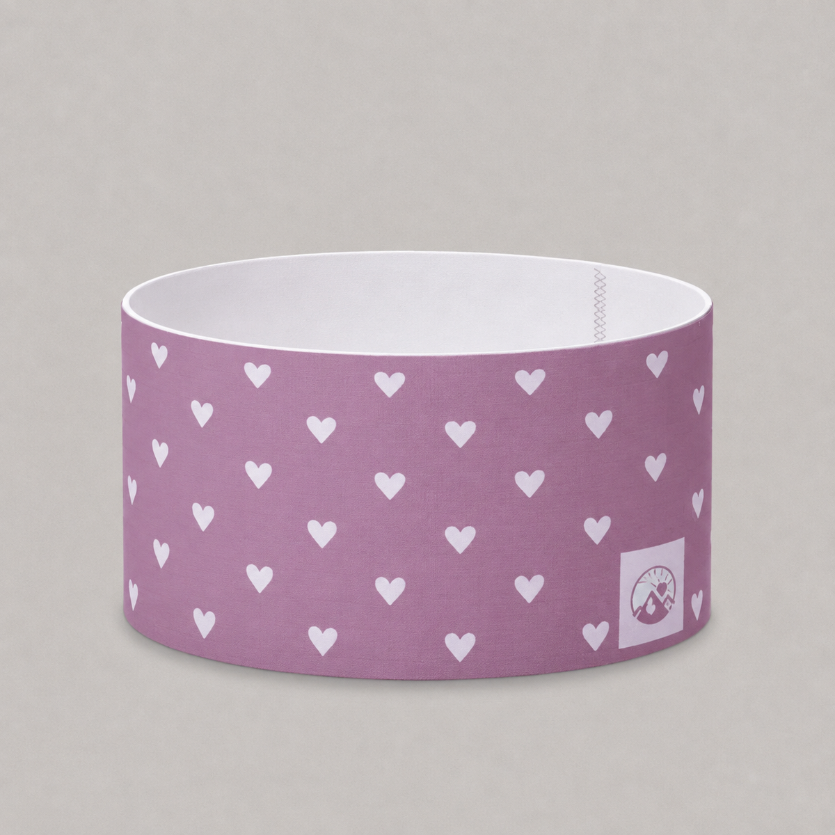 Funktionsstirnband „Miniherz“ rosa