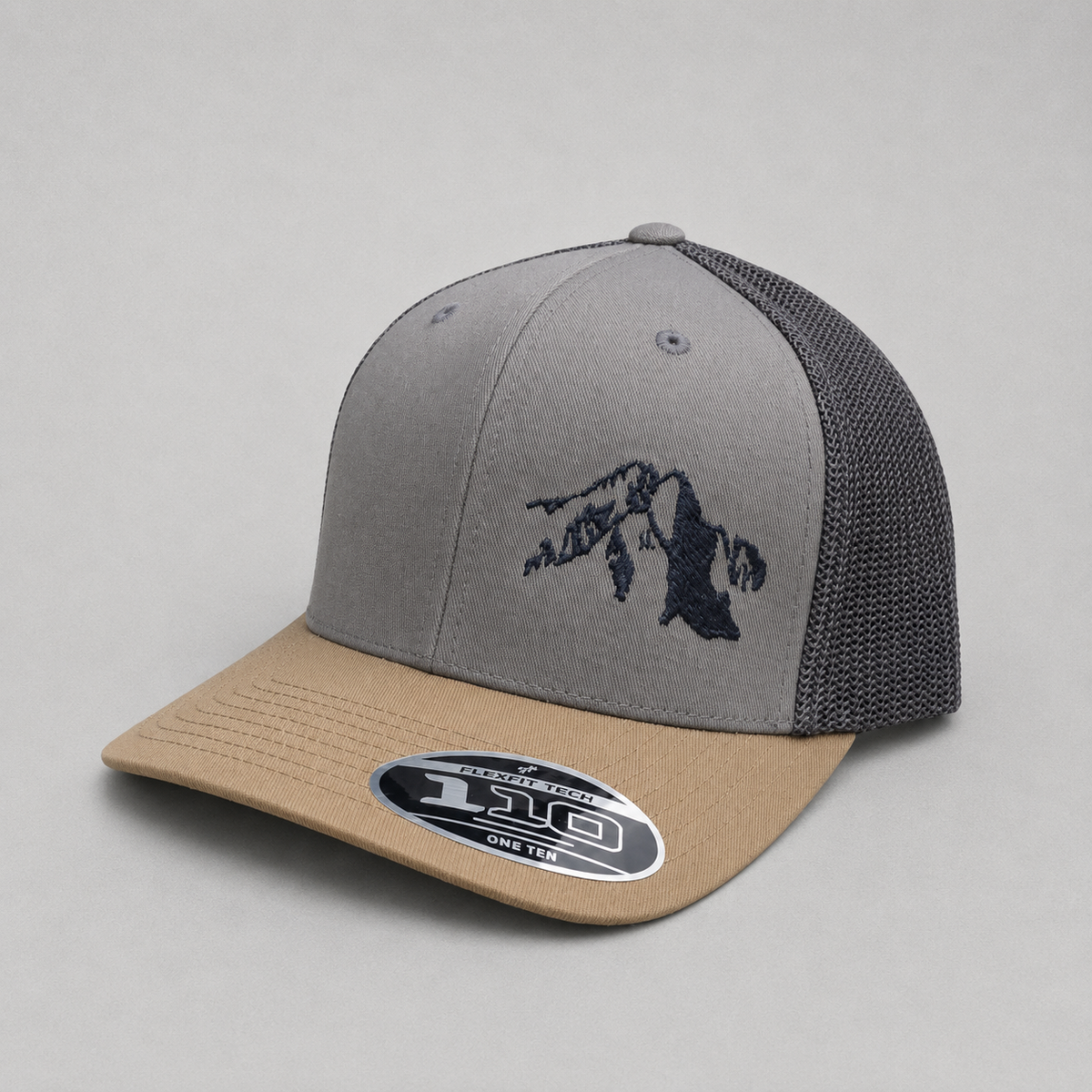 Trucker Cap „Höfats“ grau/braun