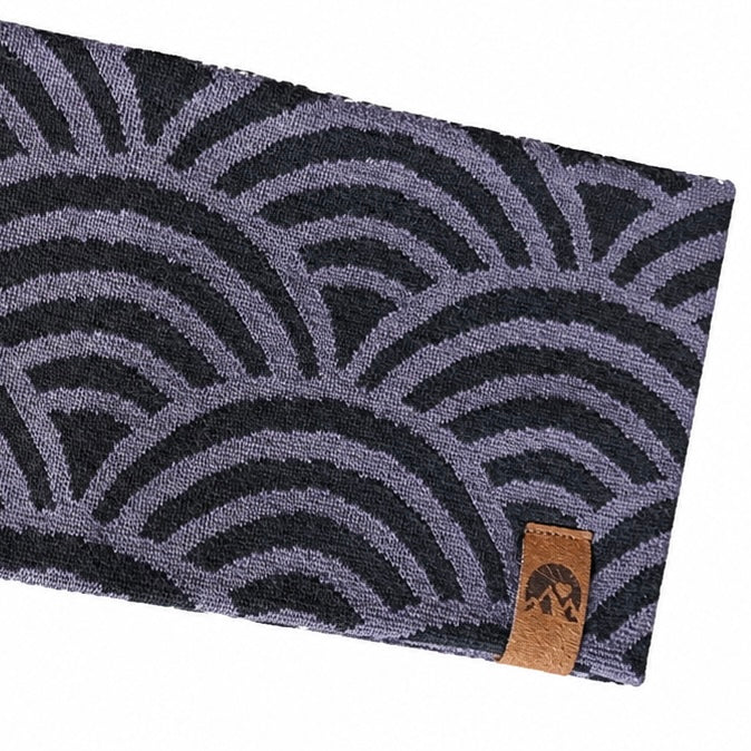 Stirnband Bio-Baumwolle schwarz