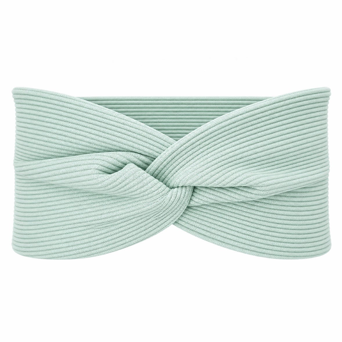 Knotenstirnband Rib mint