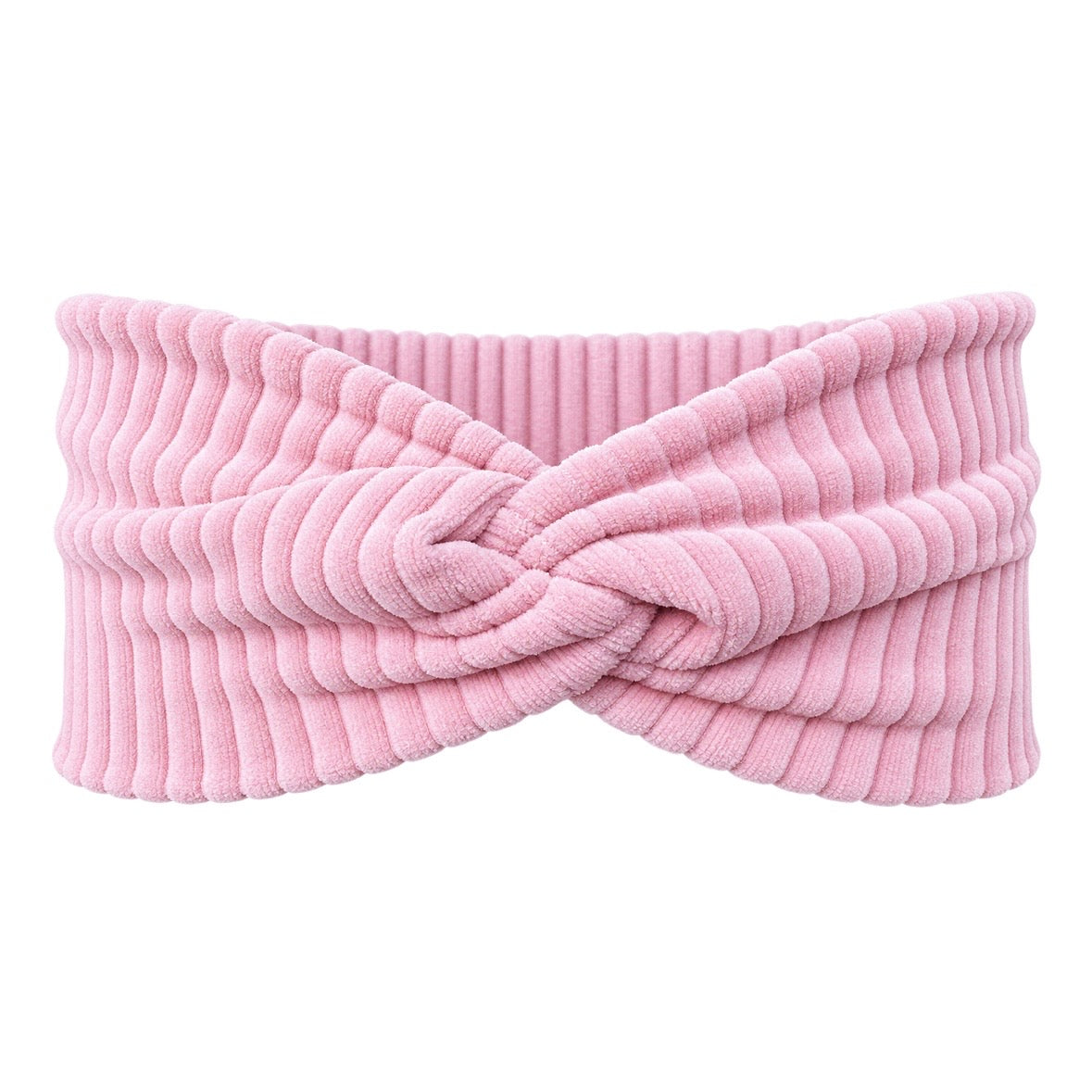 Knotenstirnband Cord rosa