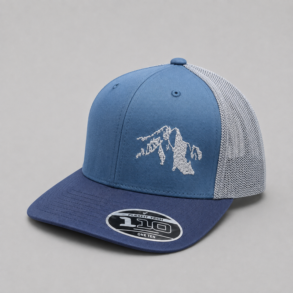 Trucker Cap „Höfats“ blau/hellblau