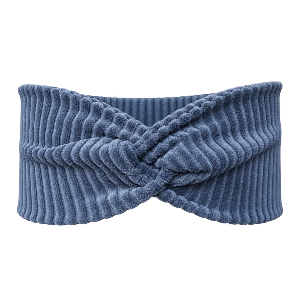 Knotenstirnband Cord dunkelgrau